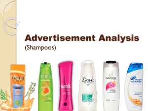 AD Analysis - Shampoos
