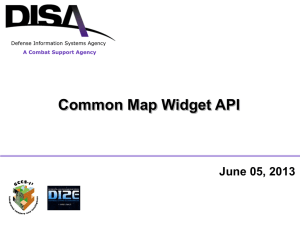 Common Map Widget API v13 - C4I Center