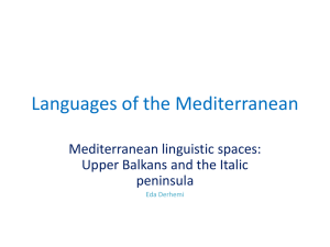 Languages of the Mediterranean