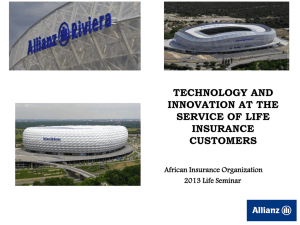 Présentation PowerPoint - African Insurance Organisation