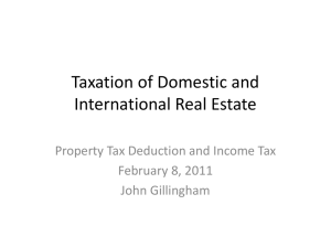 PPT – 2011 Taxation of Domestic and