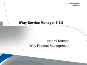 iWay Service Manager 6.1.0