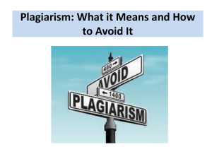 What Is Plagiarism?