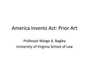A New Era in Patenting Ahead? - the University of Minnesota Law