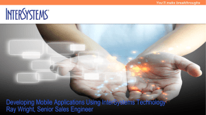 Developing Mobile Apps using IS Technology - Ray Wright
