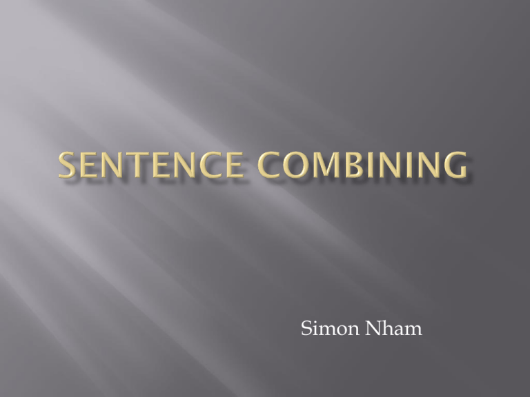 sentence-combining