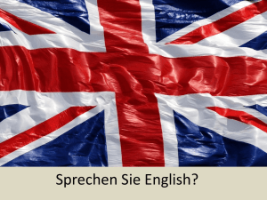 Origin and Diffusion of English