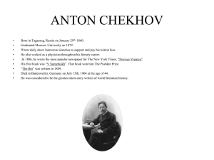 ANTON CHEKHOV 2