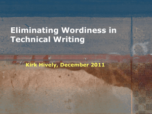 What is Wordiness?