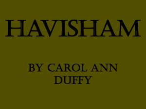 Havisham - englishatbraes