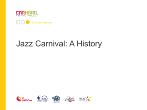 the Carnival and Jazz power point presentation