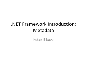NET_Framework_METADATA_Introduction