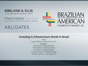 Infrastructure Bonds - Brazilian American Chamber of Commerce, Inc.
