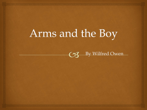 Arms and the Boy - nickellyear12english