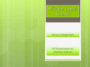 Private Label Brands - Martenson