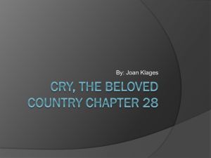 Cry, the Beloved Country chapter 28