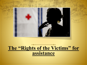 Rights of the Victim