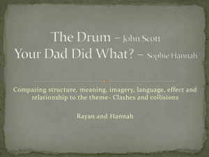 The Drum * John Scott Your Dad Did What? * Sophie Hannah