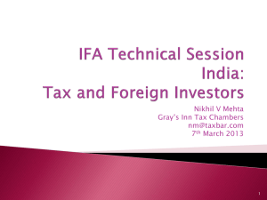 India: Where Are We Today? - IFA-UK