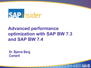 BI2015_Berg_Advanced performance optimization with SAP