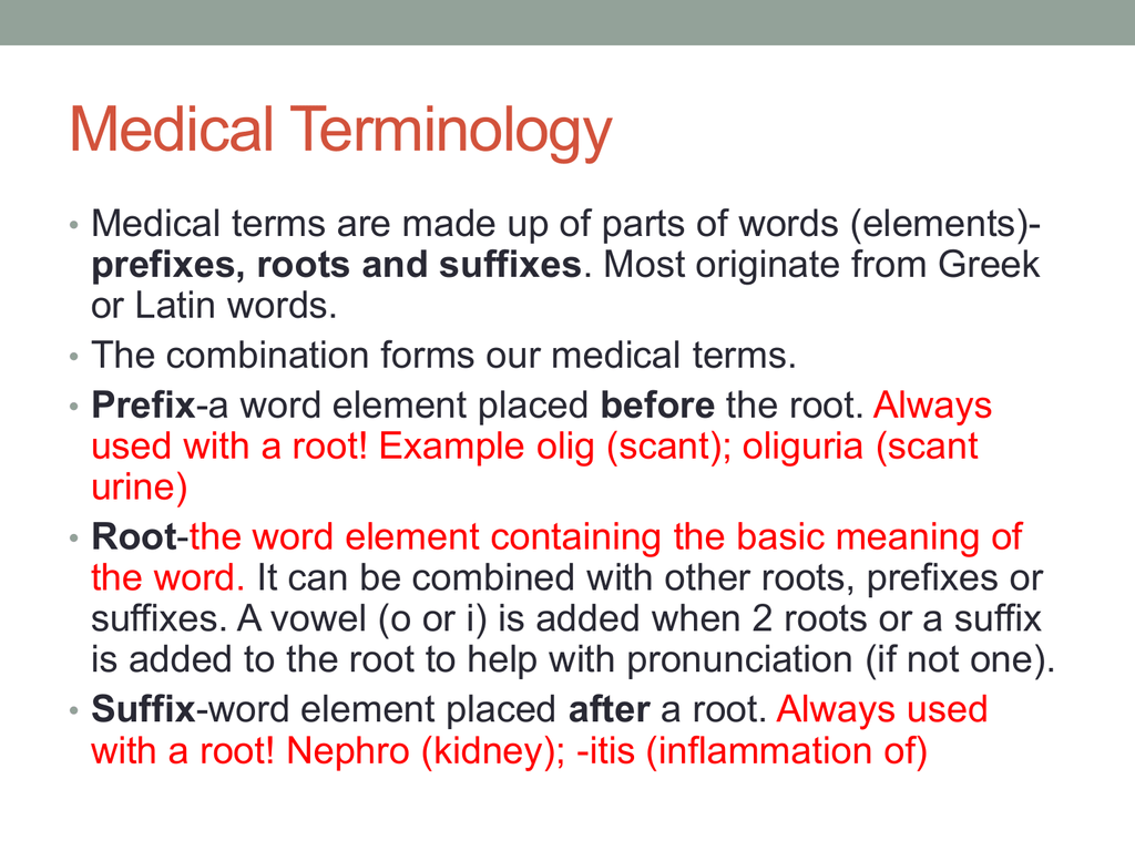define trip in medical terminology