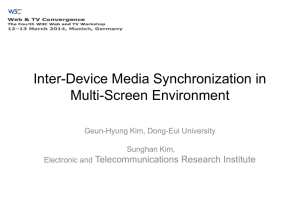 Inter-Device Media Synchronization in Multi