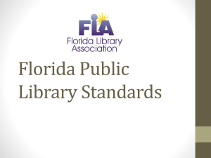 Florida Public Library Standards
