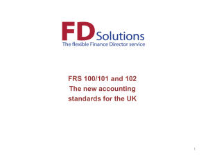 FRS 102 New UK GAAP What is