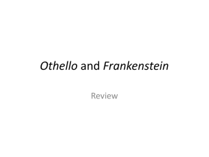 Othello and Frankenstein review