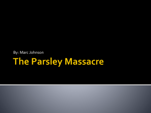 The Parsley Massacre