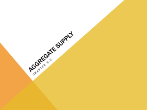 The long-run aggregate supply