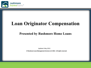 Loan Originator - Rushmore Home Loans