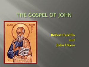 The Gospel of John - Evidence for Christianity