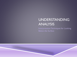 PPT Understanding Analysis