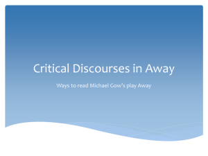 critical discourses in AWAY