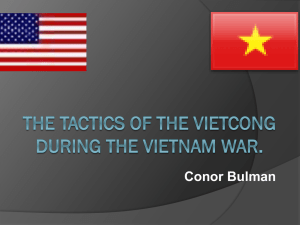 The Tactics of the Vietcong during the Vietnam