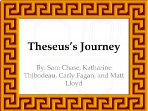 Theseus*s Journey