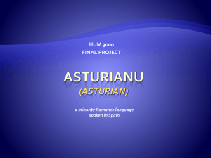 ASTURIANU (Asturian)