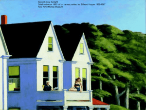 My story, our story about Edward Hopper*s paintings