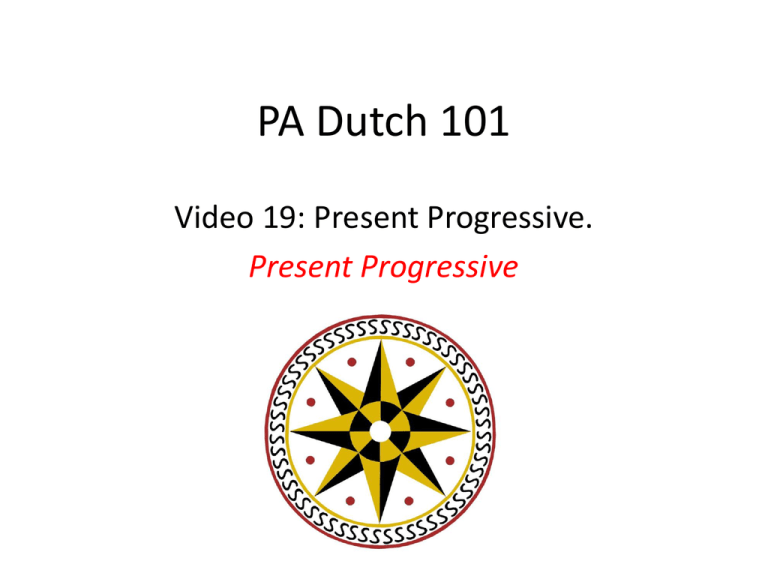 present-progressive