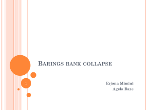 Barings bank collapse