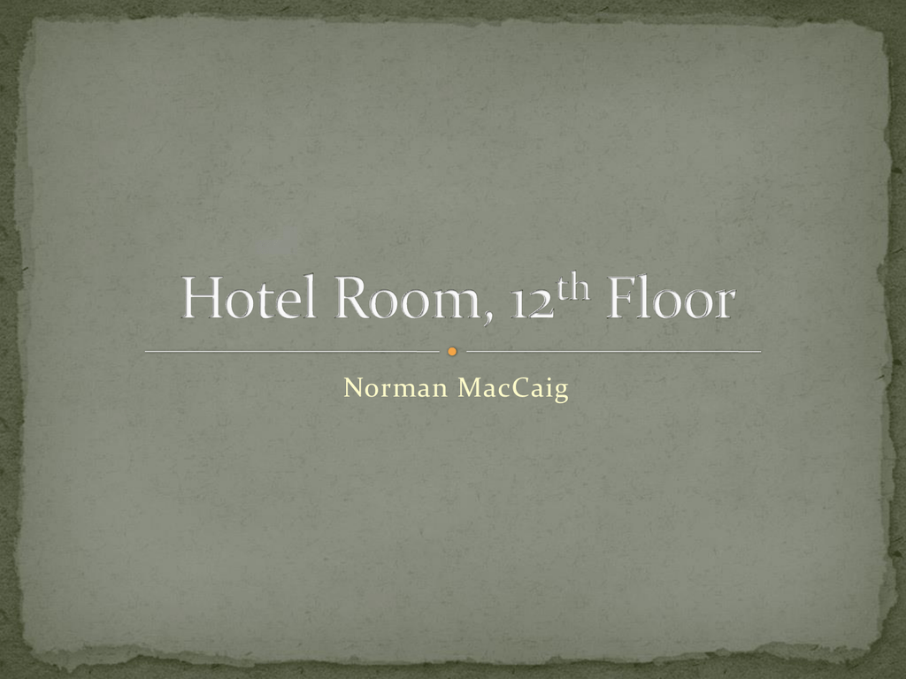 Hotel Room 12th Floor 2