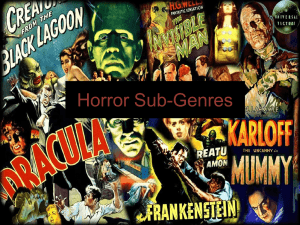 Horror Sub-Genres