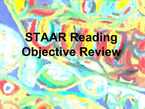STAAR Reading Objective Review