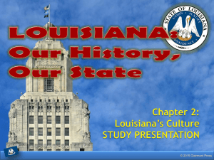 Louisiana: Our History, Our Home