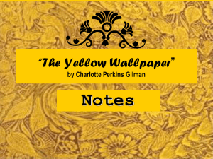 The yellow wallpaper.ppt - Mrs