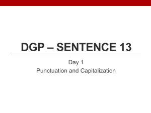 DGP – Sentence 13 - Northridge High School