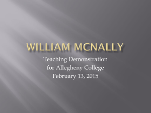 here for  - William McNally