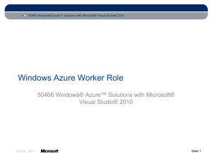 Windows Azure Worker Role