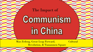 Communism in China - Effingham County Schools